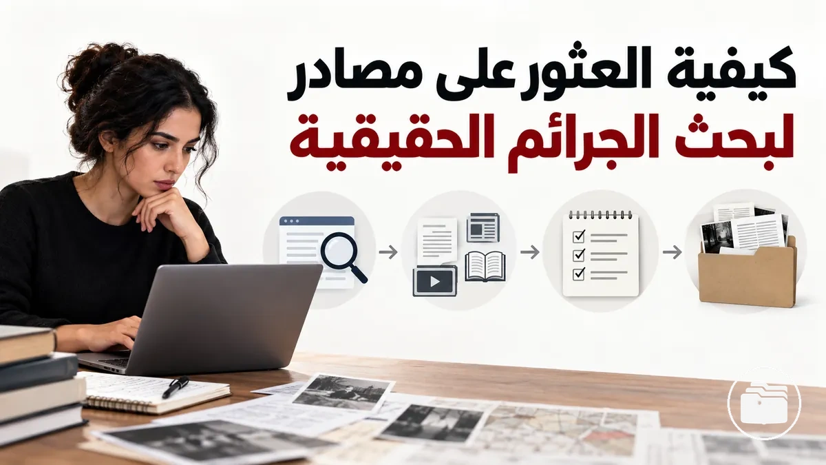 باحث يعثر على مصادر لقضية جريمة حقيقية ويجمعها