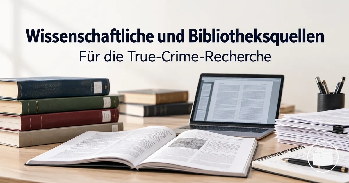 Wissenschaftliche Publikationen und Bibliotheksquellen für die True-Crime-Recherche