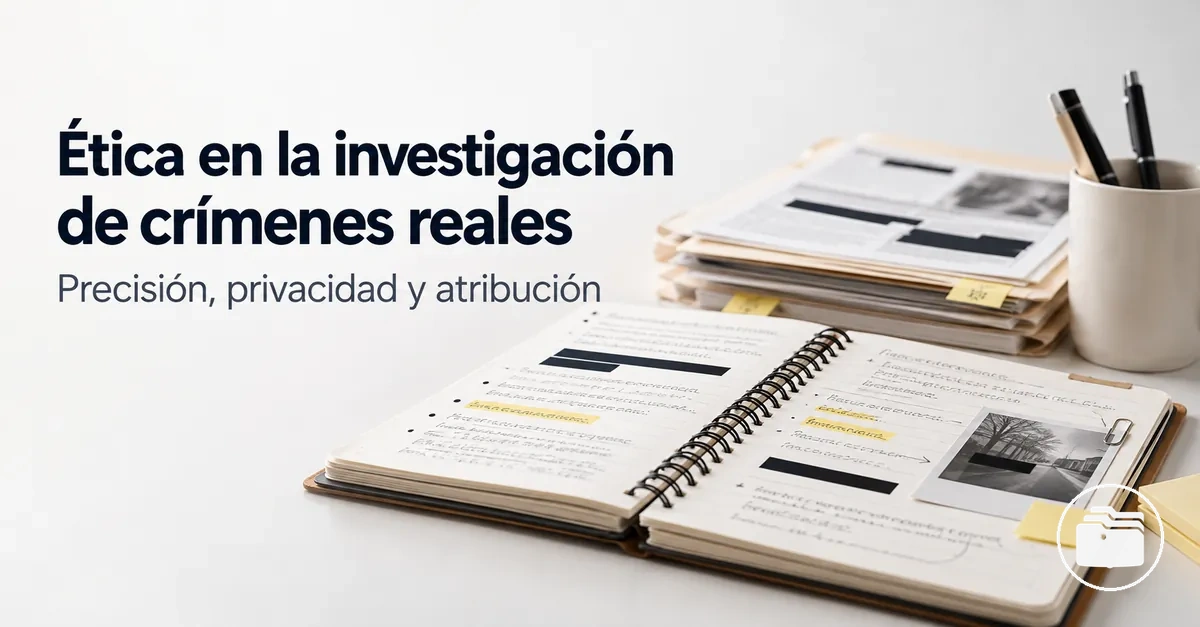 Notas de investigación sobre privacidad, atribución y tratamiento ético de la información de un caso