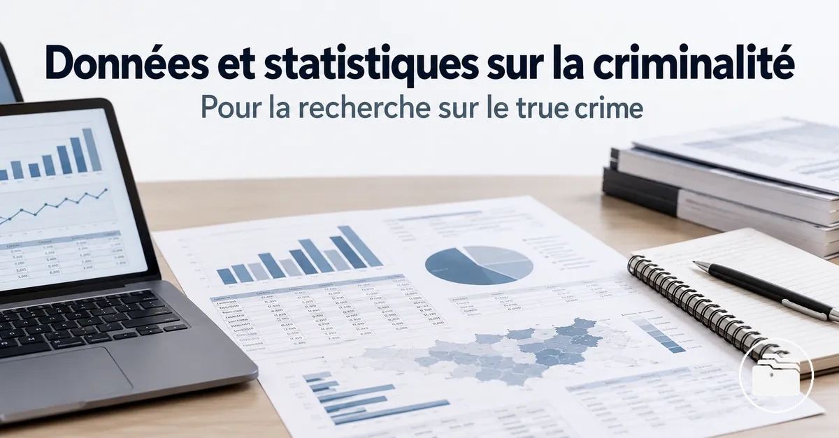 Données et statistiques sur la criminalité utilisées pour étayer la recherche sur le true crime