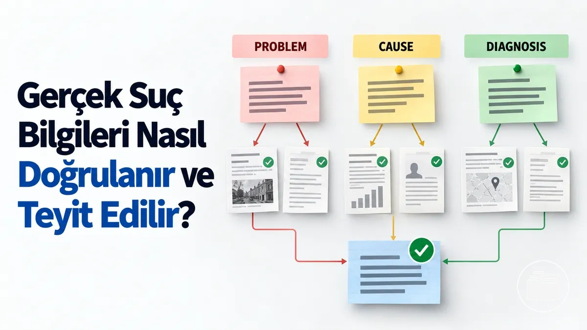 Kaynak doğrulama ve iddia teyidini gösteren araştırma notları