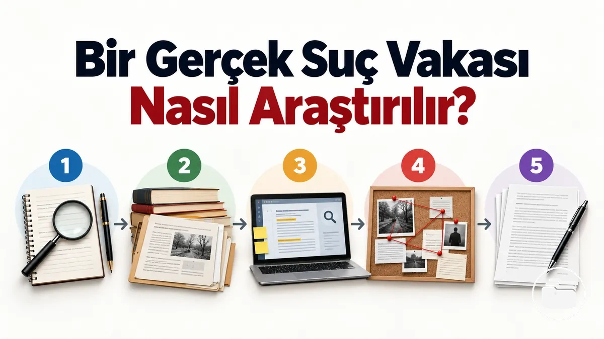 Bir gerçek suç vakasını adım adım araştırma süreci